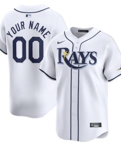Tampa Bay Rays Nike Youth Home Limited Custom Jersey - White