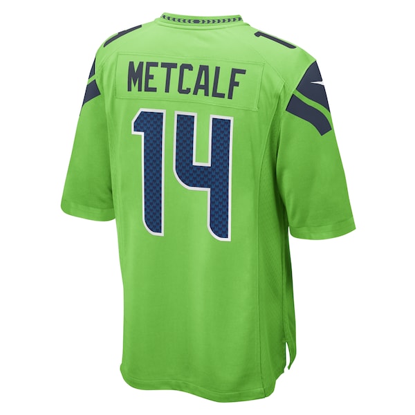 DK Metcalf Seattle Seahawks Nike Game Jersey - Neon Green - Image 3