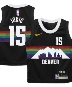 Nikola Joki? Denver Nuggets Nike Preschool 2025/26 City Edition Swingman Jersey - Black