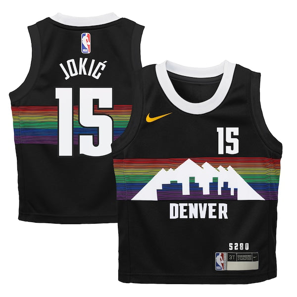 Nikola Joki? Denver Nuggets Nike Preschool 2025/26 City Edition Swingman Jersey - Black