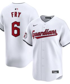 David Fry Cleveland Guardians Nike Home Limited Player Jersey - White