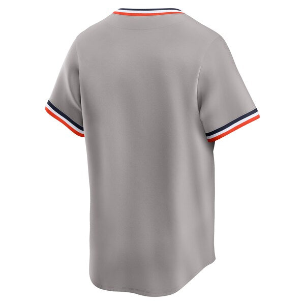 Detroit Tigers Nike Throwback Cooperstown Collection Limited Jersey - Gray - Image 3