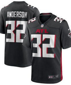 Alternative view of Jamal Anderson Atlanta Falcons Nike Game Retired Player Jersey - Black/Red