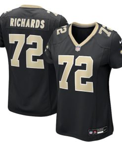 Asim Richards New Orleans Saints Nike Women's Team Game Jersey -  Black