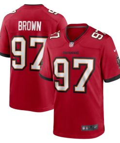 Earnest Brown IV Tampa Bay Buccaneers Nike  Game Jersey -  Red