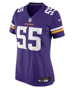 Alternative view of Eric Wilson Minnesota Vikings Nike Women's Team Game Jersey -  Purple