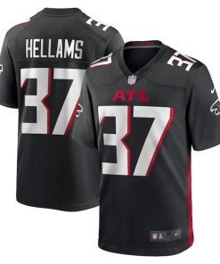 DeMarcco Hellams Atlanta Falcons Nike Team Game Jersey -  Black