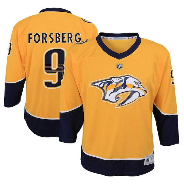 Filip Forsberg Nashville Predators Youth Home Replica Player Jersey - Gold