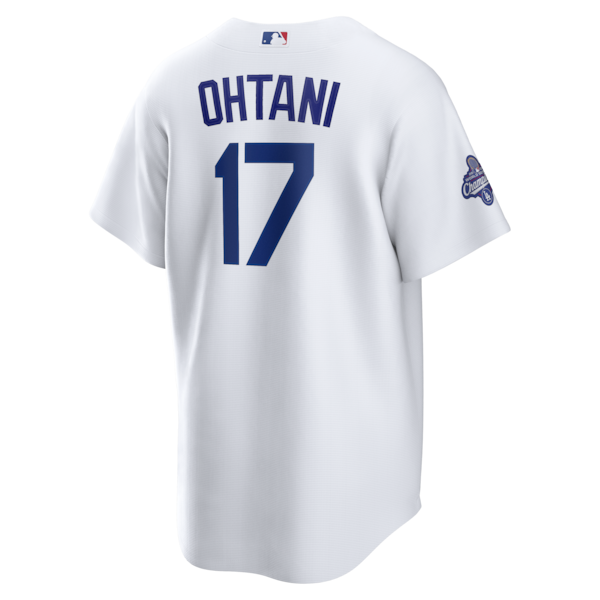 Shohei Ohtani Los Angeles Dodgers Nike 2025 World Series Champions Home Replica Jersey - White - Image 3