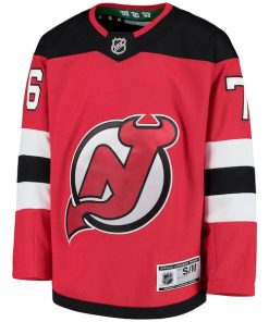 Alternative view of P.K. Subban New Jersey Devils Youth Home Premier Player Jersey - Red
