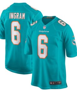 Melvin Ingram Miami Dolphins Nike Home Game Player Jersey - Aqua
