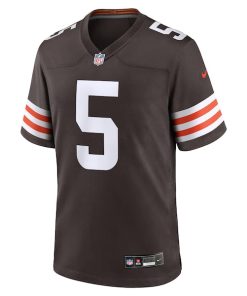 Alternative view of Jameis Winston Cleveland Browns Nike Team Game Jersey -  Brown