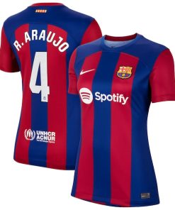 Ronald Araujo Barcelona Nike Women's 2023/24 Home Replica Jersey - Royal