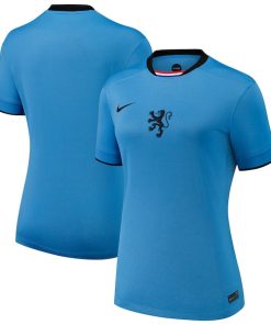 Netherlands National Team Nike Women's 2025/26 Away Replica Jersey - Blue