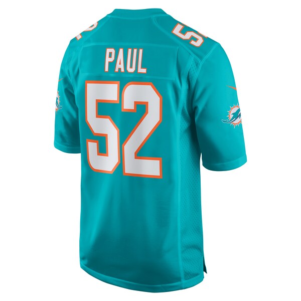 Patrick Paul Miami Dolphins Nike Game Jersey - Aqua - Image 4