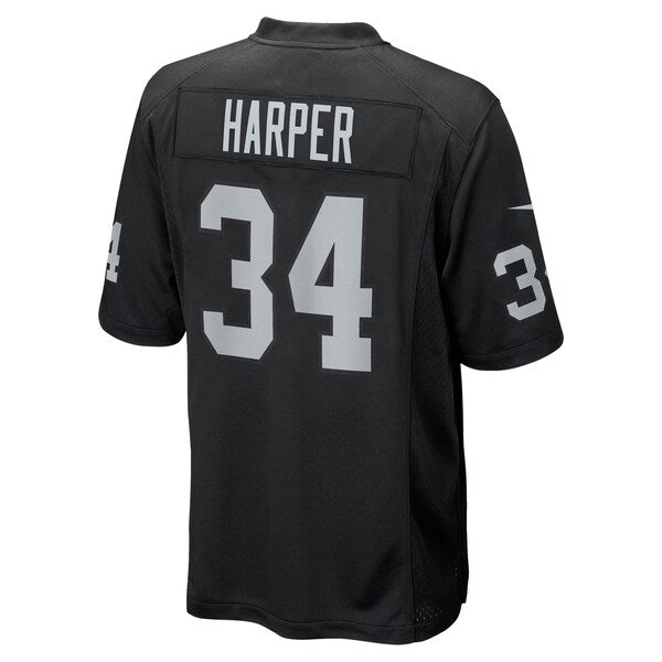 Thomas Harper Las Vegas Raiders Nike Team Game Jersey - Black - Image 5