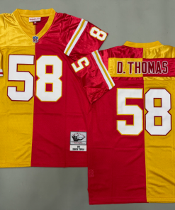Derrick Thomas Kansas City Chiefs Authentic Split Throwback Retired Player Jersey