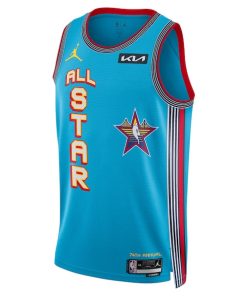 Alternative view of Jordan Brand Unisex 2025 NBA All-Star Game Swingman Pick-A-Player Jersey - Light Blue
