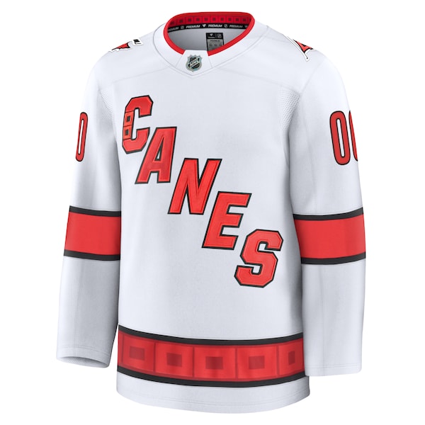 Carolina Hurricanes Away Premium Custom Jersey - White/Red/Black - Image 5