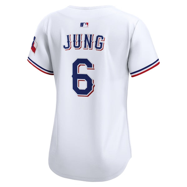 Josh Jung Texas Rangers Nike Women's Home Limited Player Jersey - White - Image 3