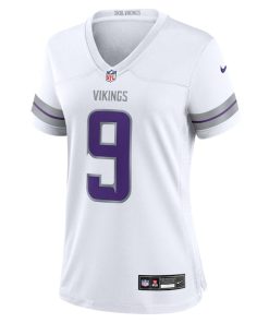 Alternative view of J.J. McCarthy Minnesota Vikings Nike Women's Alternate Game Player Jersey - White