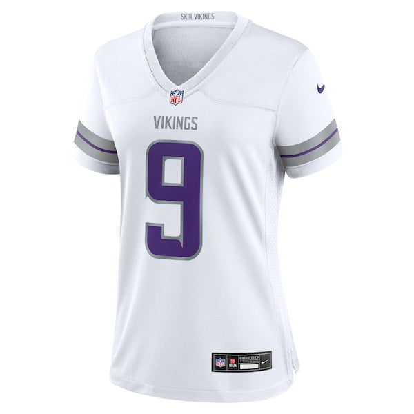J.J. McCarthy Minnesota Vikings Nike Women's Alternate Game Player Jersey - White - Image 2