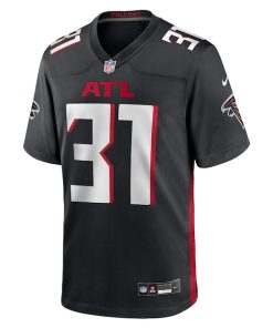 Alternative view of Xavier Watts Atlanta Falcons Nike Team Game Jersey -  Black
