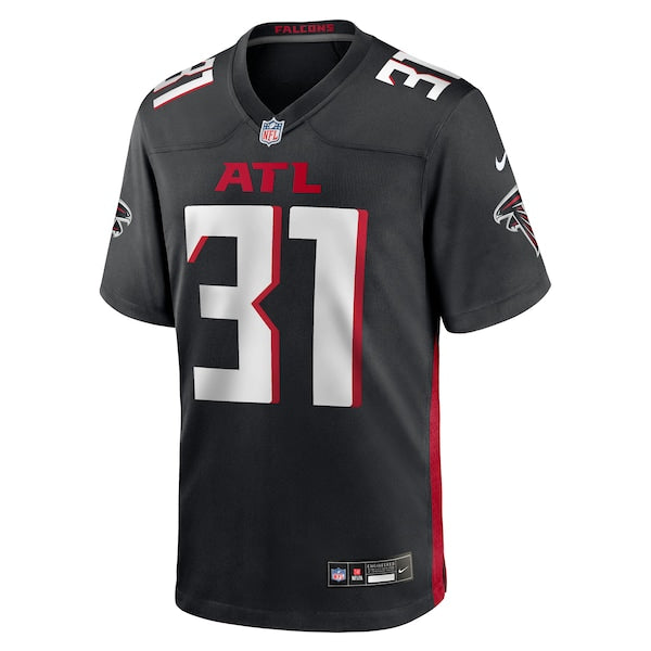 Xavier Watts Atlanta Falcons Nike Team Game Jersey - Black - Image 2