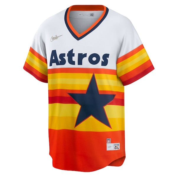 Nolan Ryan Houston Astros Nike Home Cooperstown Collection Player Jersey - White - Image 2