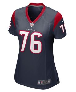 Alternative view of Austin Deculus Houston Texans Nike Women's Game Player Jersey - Navy