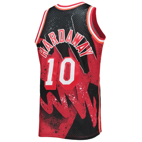 Tim Hardaway Miami Heat Hardwood Classics 1996/97 Hyper Hoops Swingman Jersey - Scarlet - Image 3