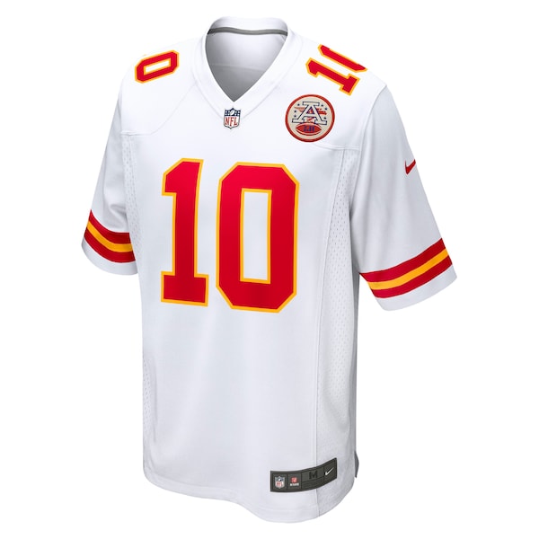 Isiah Pacheco Kansas City Chiefs Nike Away Game Player Jersey - White - Image 2