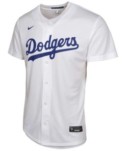 Alternative view of Jack Flaherty Los Angeles Dodgers Nike Youth Home Player Game Jersey - White