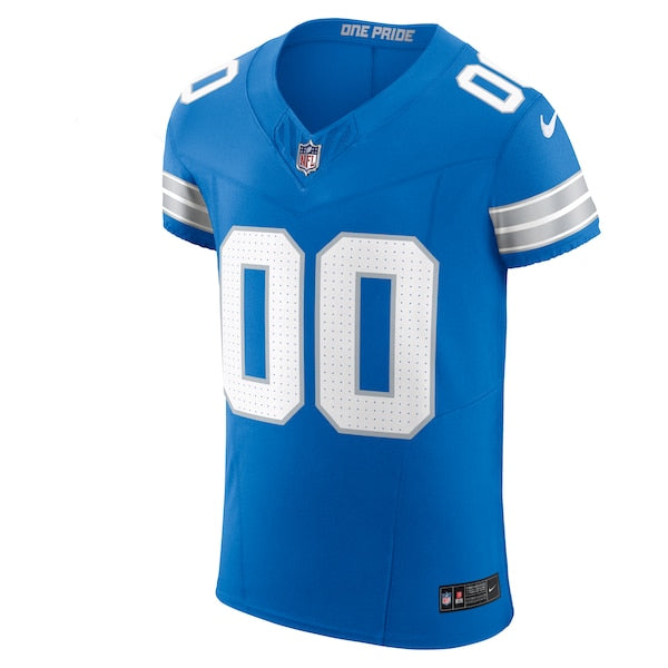 Detroit Lions Nike Team Vapor F.U.S.E. Elite Custom Jersey - Blue/Black - Image 3