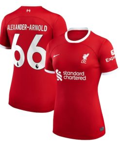 Trent Alexander-Arnold Liverpool Nike Women's 2023/24 Home Replica Player Jersey - Red/White