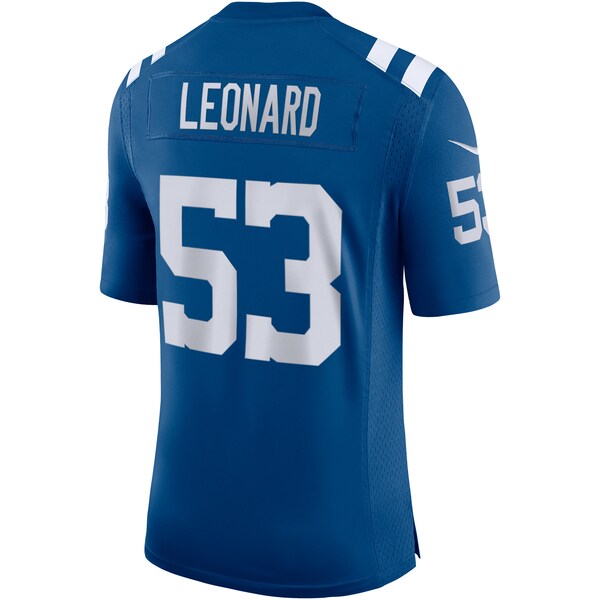 Shaquille Leonard Indianapolis Colts Nike Vapor Limited Jersey - Royal - Image 3