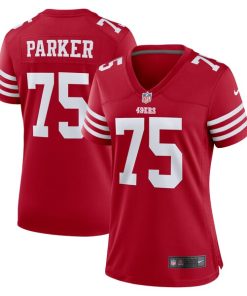 Brandon Parker San Francisco 49ers Nike Women's Team Game Jersey -  Scarlet