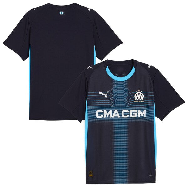 Olympique Marseille Puma 2025/26 Replica Away Jersey - Navy/White - Image 3