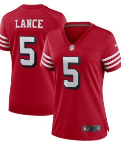 Trey Lance San Francisco 49ers Nike Women's Alternate Game Jersey - Scarlet