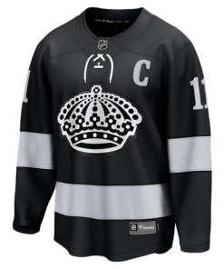 Alternative view of Anze Kopitar Los Angeles Kings  Alternate Breakaway Jersey - Black