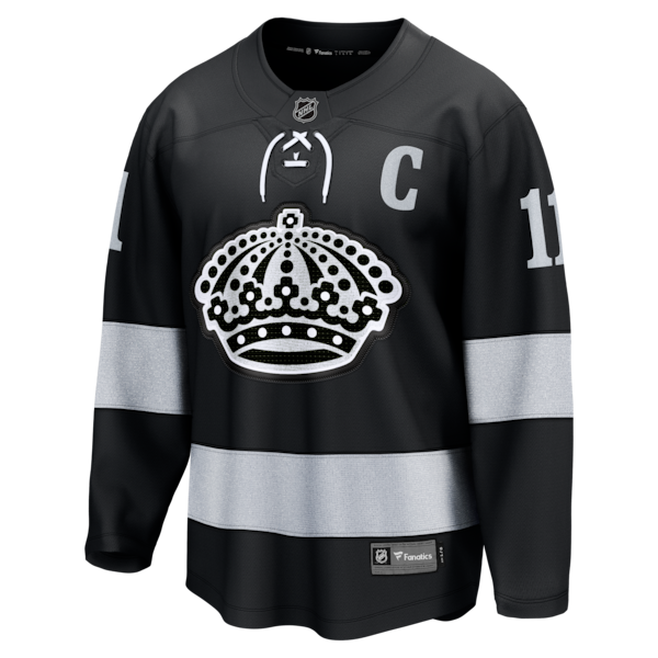 Anze Kopitar Los Angeles Kings Alternate Breakaway Jersey - Black - Image 2