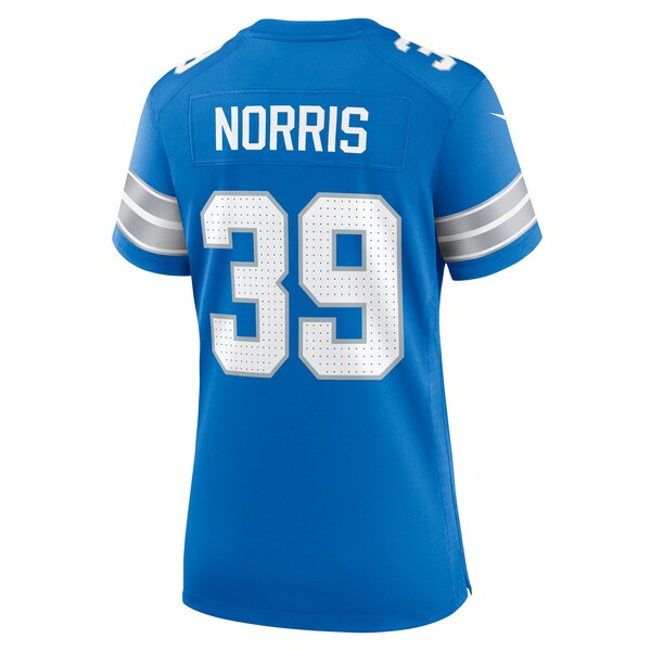 Morice Norris Detroit Lions Nike Women's Game Jersey - Blue - Image 3