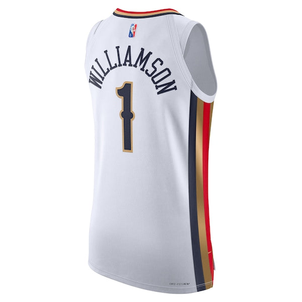 Zion Williamson New Orleans Pelicans Nike 2021/22 Swingman Jersey - City Edition - White - Image 3