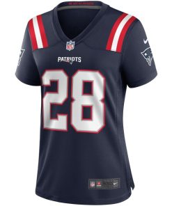 Alternative view of Curtis Martin New England Patriots Nike Women's Game Retired Player Jersey - Navy