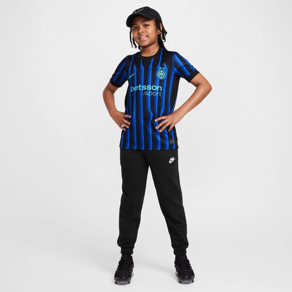 Inter Milan Nike Youth 2025/26 Home Replica Jersey - Blue/Aqua - Image 6