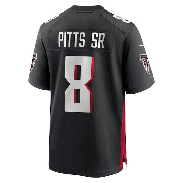 Kyle Pitts Sr. Atlanta Falcons Nike Team Game Jersey - Black - Image 3