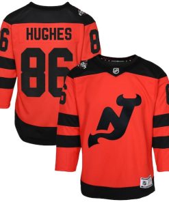 Jack Hughes New Jersey Devils Preschool 2024 NHL Stadium Series Premier Player Jersey?¨C Red