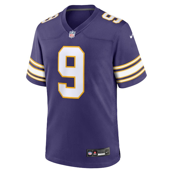 J.J. McCarthy Minnesota Vikings Nike 2nd Alternate 2024 NFL Draft First Round Pick Player Game Jersey - Purple - Image 2