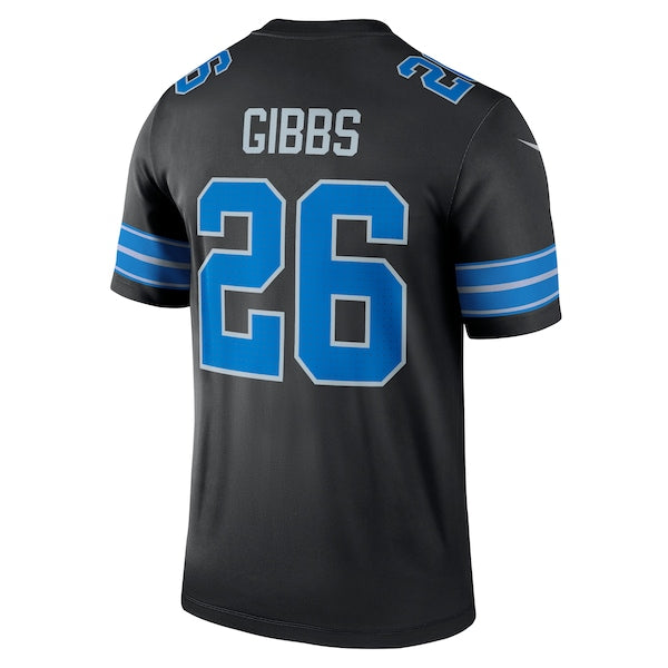 Jahmyr Gibbs Detroit Lions Nike Legend Jersey - Black - Image 4