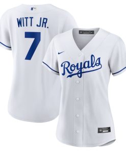 Bobby Witt Jr. Kansas City Royals Nike Women's Home Replica Player Jersey - White